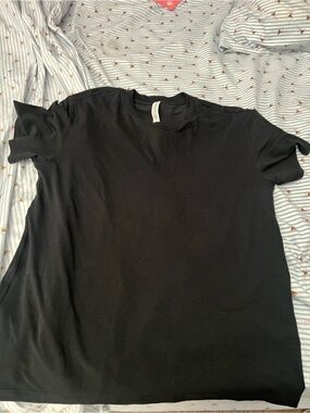 lululemon athletica Black Short Sleeve Crew Tee